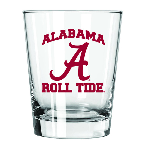 Alabama Crimson Tide 15oz Old Fashioned w/Arches Logo