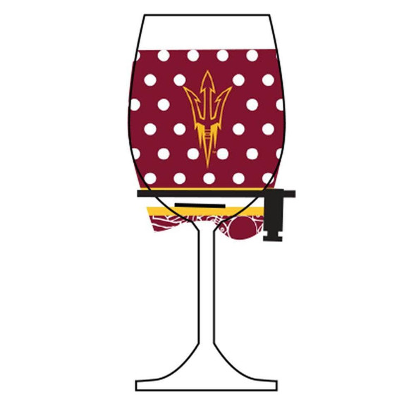 Arizona State Sun Devils Wine Glass Woozie