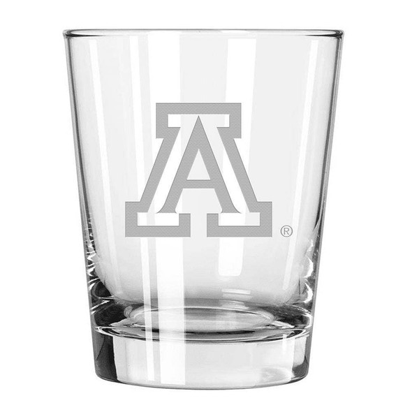 Arizona Wildcats 15oz Old Fashioned w/Etched Logo