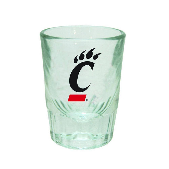 Cincinnati Bearcats 2oz Fluted Collect Glass