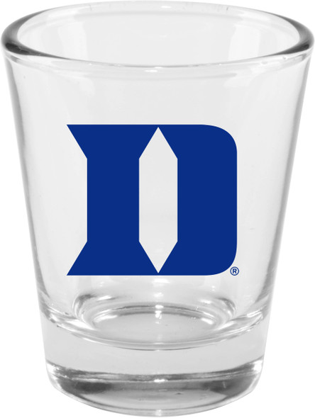 Duke Blue Devils 2oz Clear Collector Glass