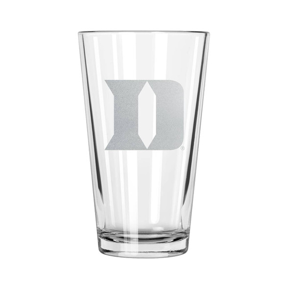 Duke Blue Devils 16oz Pint Glass w/Etched Logo