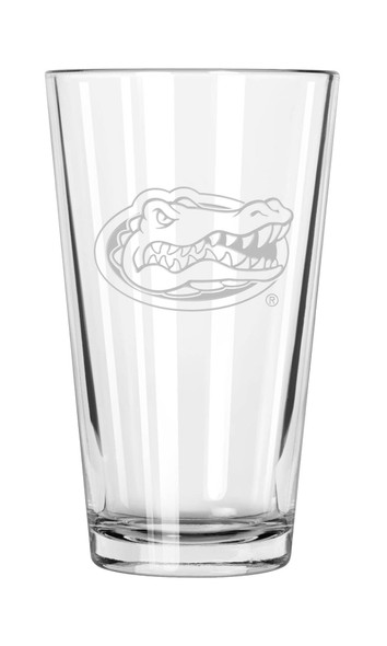 Florida Gators 16oz Pint Glass w/Etched Logo
