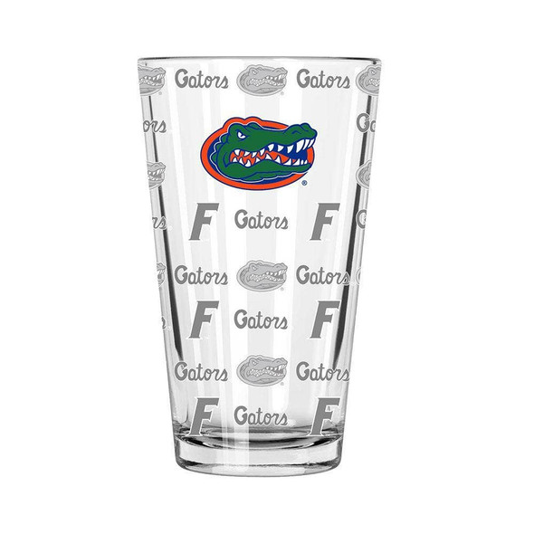 Florida Gators Sandblasted Pint