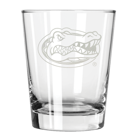 Florida Gators 15oz Old Fashioned w/Etched Logo