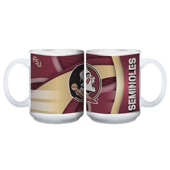 Florida State Seminoles 15oz White Carbon Fiber Mug