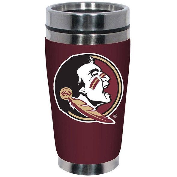 Florida State Seminoles 16oz Travel Mug with Neoprene Wrap