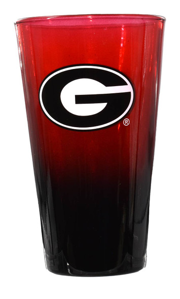 Georgia Bulldogs 16oz Ombre Pint Glass