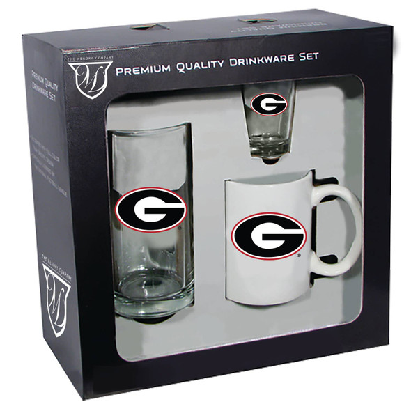 Georgia Bulldogs Drinkware Set