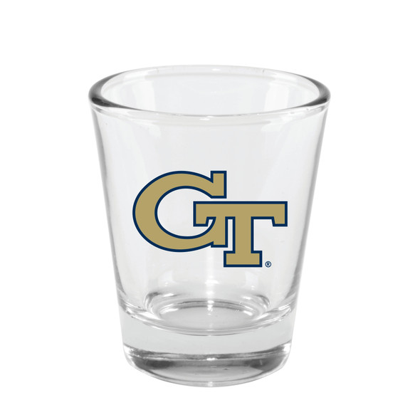 Georgia Tech 2oz Clear Collector Glass