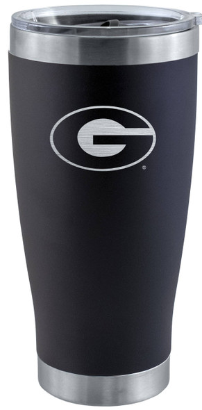Grambling State Tigers 20oz Black Tumbler w/Etched Logo