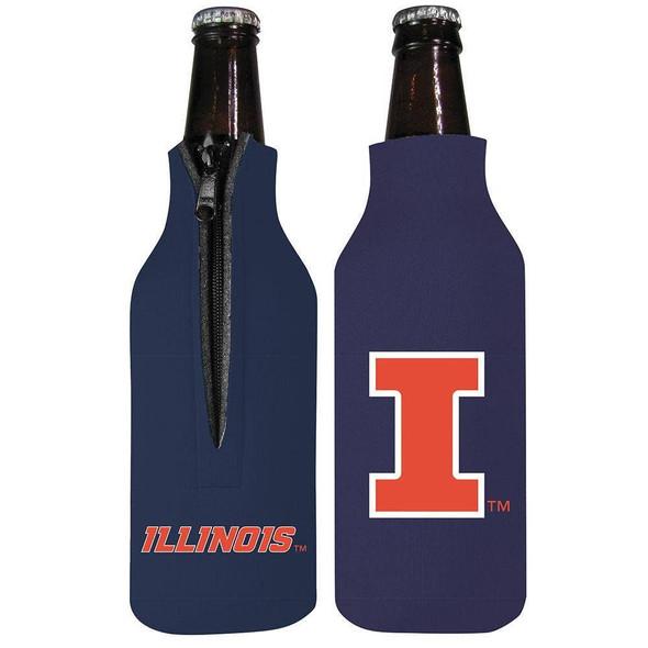 Illinois Fighting Illini Bottle Insulator