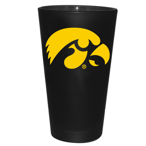 Iowa Hawkeyes 16oz Color Frosted Pint Color Logo