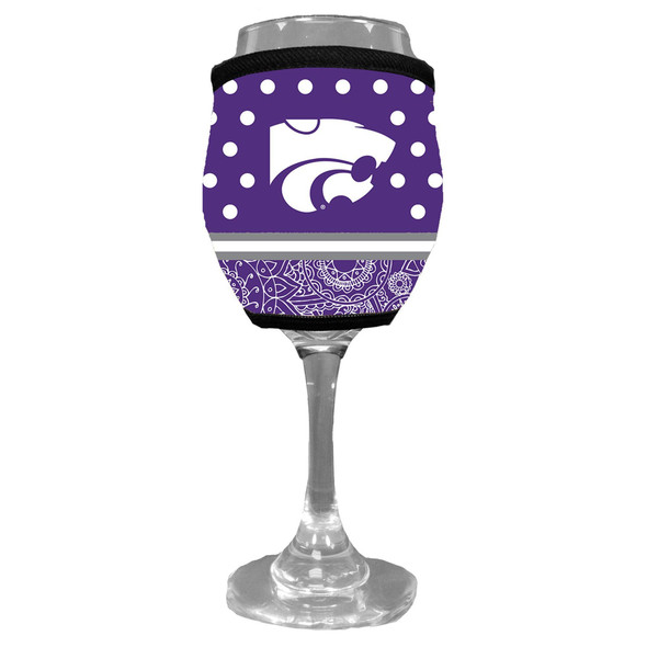 Kansas State Wildcats Wine Glass Woozie Wrap