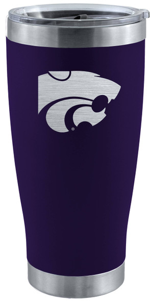 Kansas State Wildcats 20oz Purple Tumbler w/Etched Logo