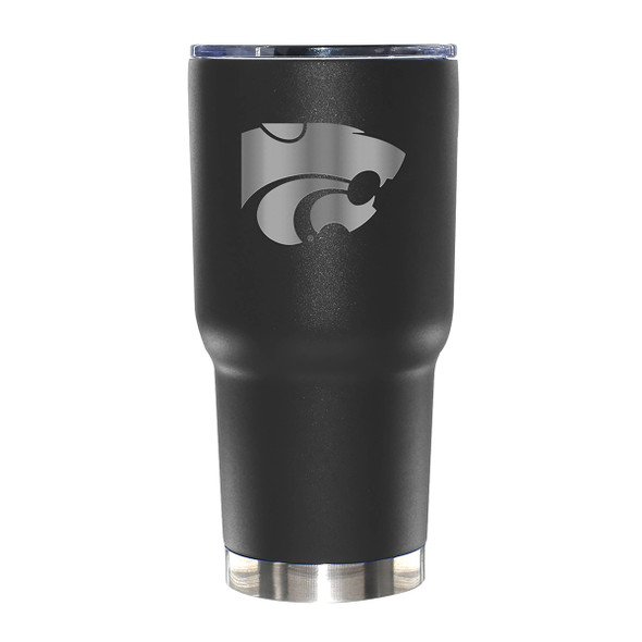Kansas State Wildcats 30oz Black Etched Tumbler