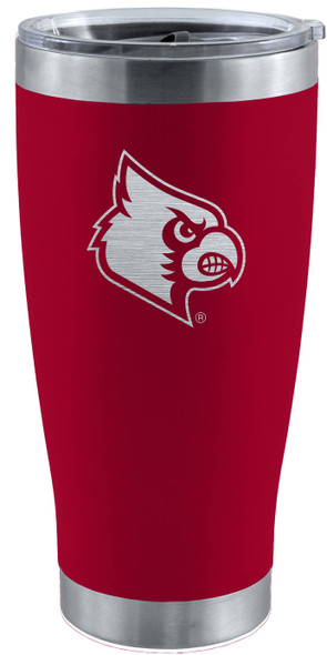 Louisville Cardinals 20oz Red Tumbler w/Etched Logo