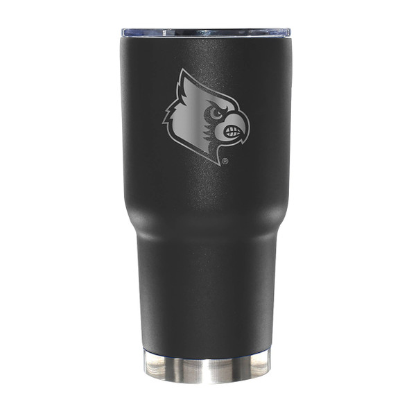 Louisville Cardinals 30oz Black Etched Tumbler