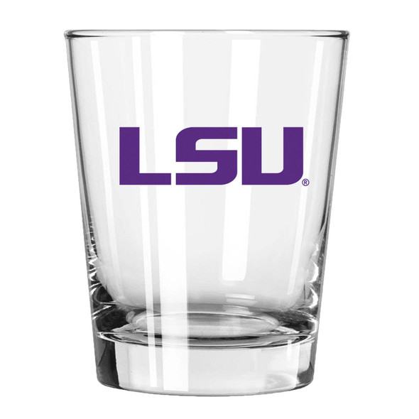 LSU Tigers 15oz Old Fashioned w/Color Logo