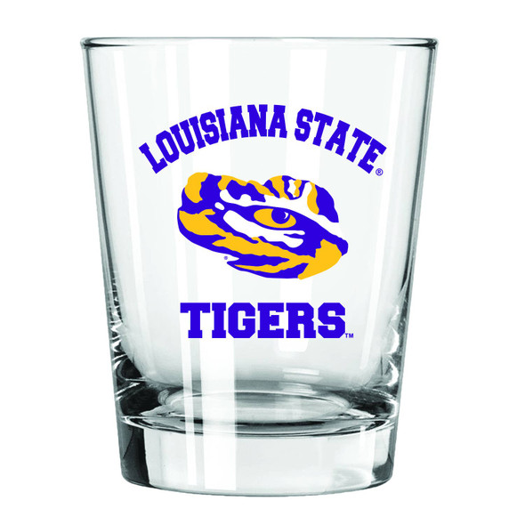 LSU Tigers 15oz Old Fashioned w/Arches Logo