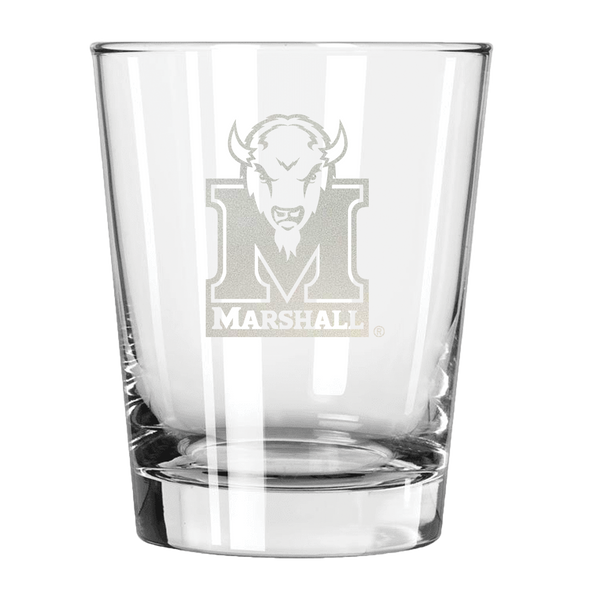 Marshall Thundering Herd 15oz Old Fashioned w/Etched Logo