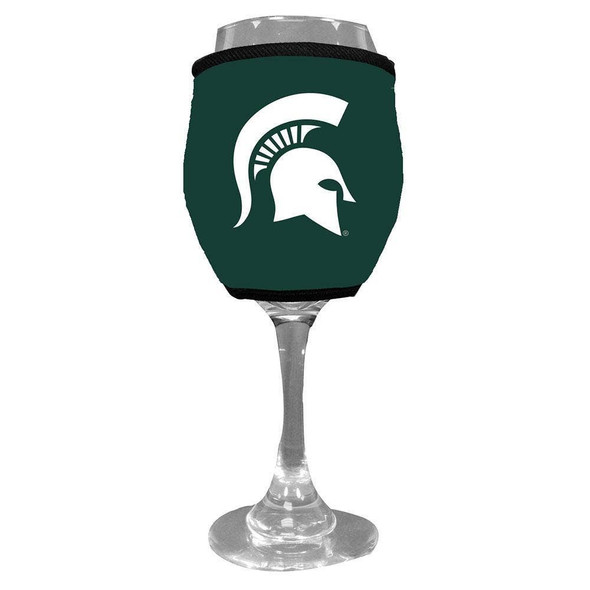 Michigan State Spartans Wine Glass Woozie