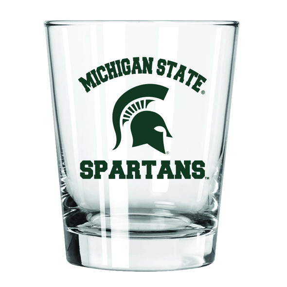 Michigan State Spartans 15oz Old Fashioned w/Arches Logo