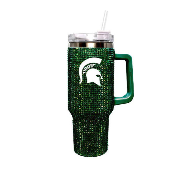 Michigan State Spartans 40oz Bling Tumbler