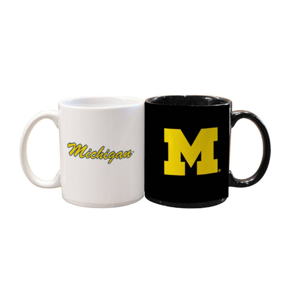 Michigan Wolverines 11oz White Mug w/Color Logo