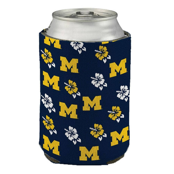 Michigan Wolverines Tropical Can Insulator