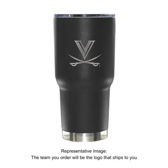 Middle Tennessee St. Blue Raiders 30oz Black Etched Tumbler