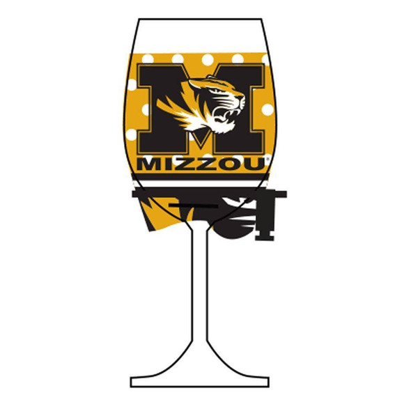 Missouri Tigers Wine Glass Woozie
