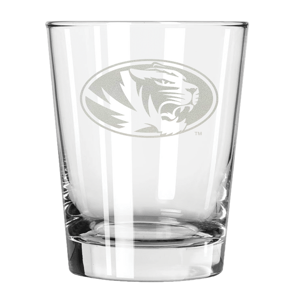Missouri Tigers 15oz Old Fashioned w/Etched Logo