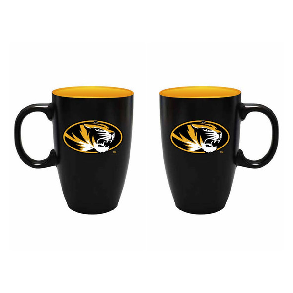 Missouri Tigers 22oz Black Latte Mug