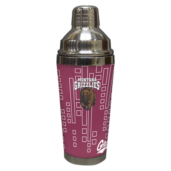 Montana Grizzlies Stainless Steel Cocktail Shaker