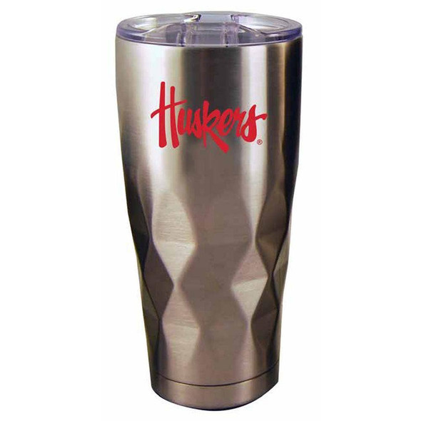 Nebraska Cornhuskers 22oz Stainless Steel Diamond Tumbler