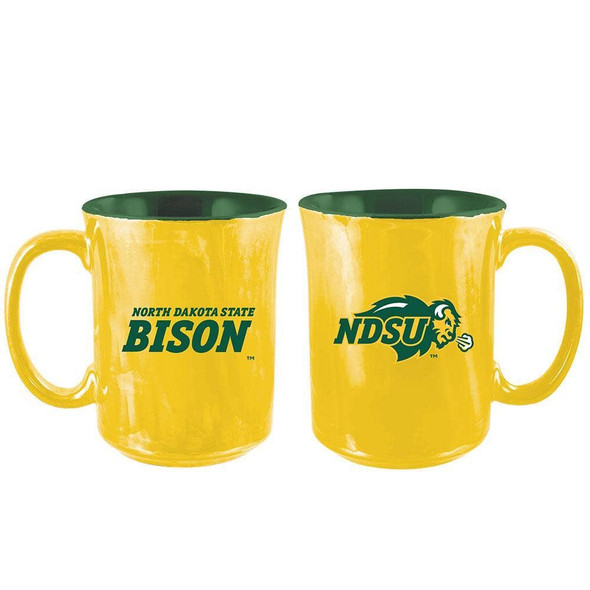 North Dakota State Bison 15oz Iridescent Mug