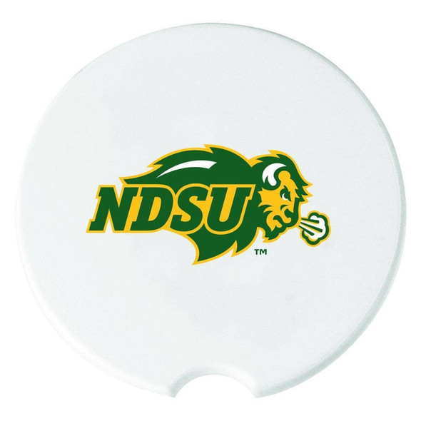 North Dakota State Bison 2pk Logo Travel Coaster