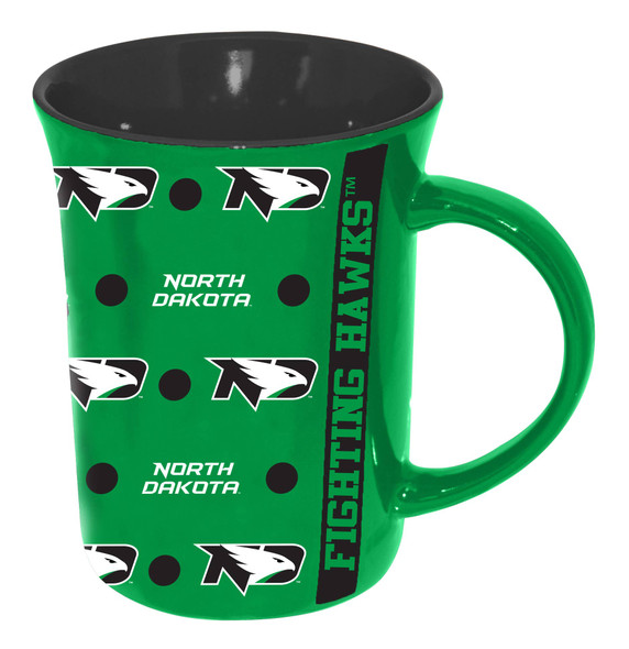North Dakota Fighting Hawks 15oz Line Up Mug
