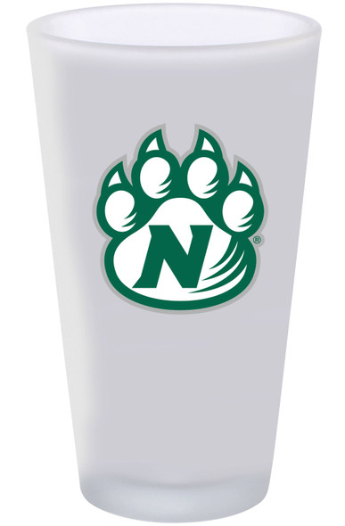 Northwest Missouri State 16oz Frosted Pint Glass Color Logo