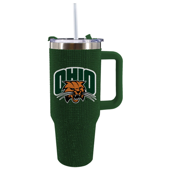Ohio Bobcats 40oz Bling Tumbler