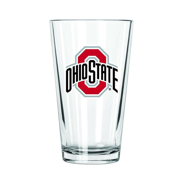 Ohio State Buckeyes 16oz Pint Glass w/Color Logo