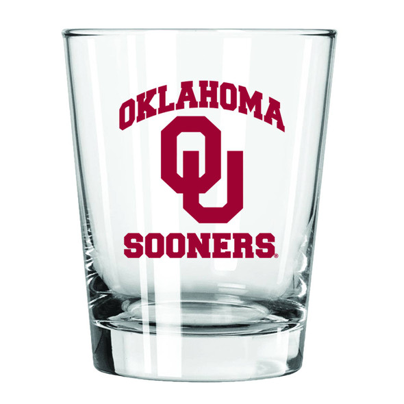 Oklahoma Sooners 15oz Old Fashioned w/Arches Logo