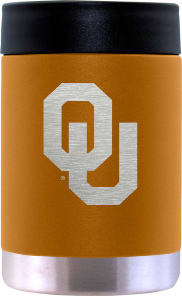 Oklahoma Sooners 12oz Canyon Can Holder Etched Logo