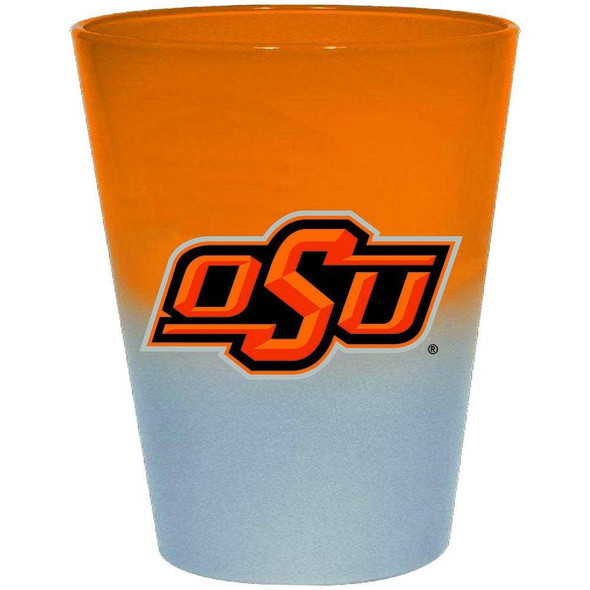 Oklahoma State Cowboys 2oz Two Tone Collect Glass