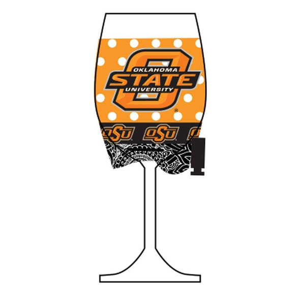 Oklahoma State Cowboys Wine Glass Woozie