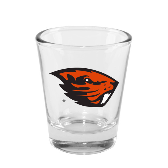 Oregon State Beavers 2oz Clear Collector Glass