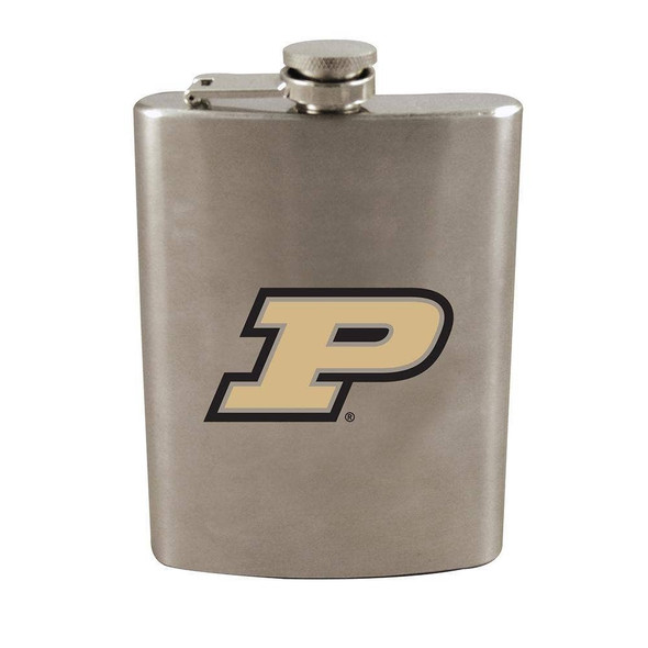 Purdue Boilermakers 8oz Stainless Steel Flask
