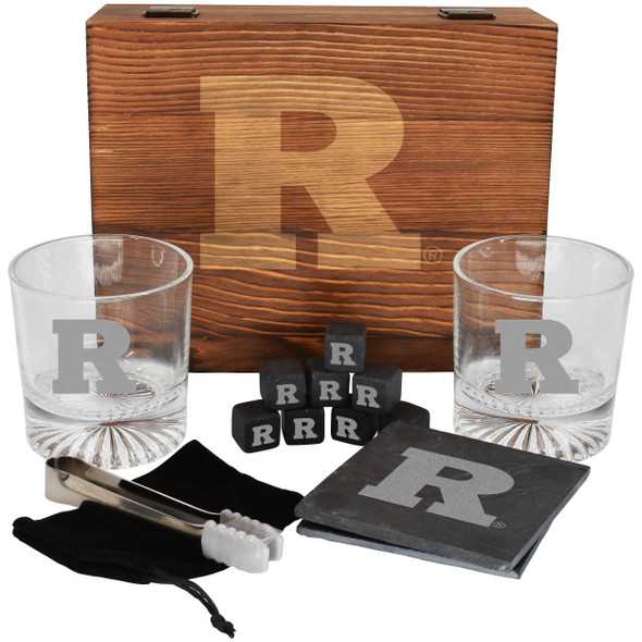 Rutgers Scarlet Knights Boxed Drinkware Set w/Coasters