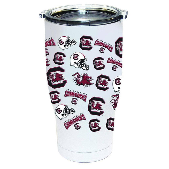 South Carolina Gamecocks 24oz All Over Print Tumbler